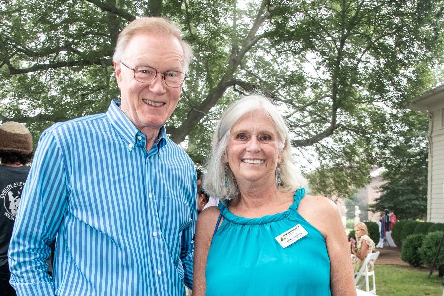Chuck Scarborough and Kathleen Mulcahy (photo credit: Lisa Tamburini)