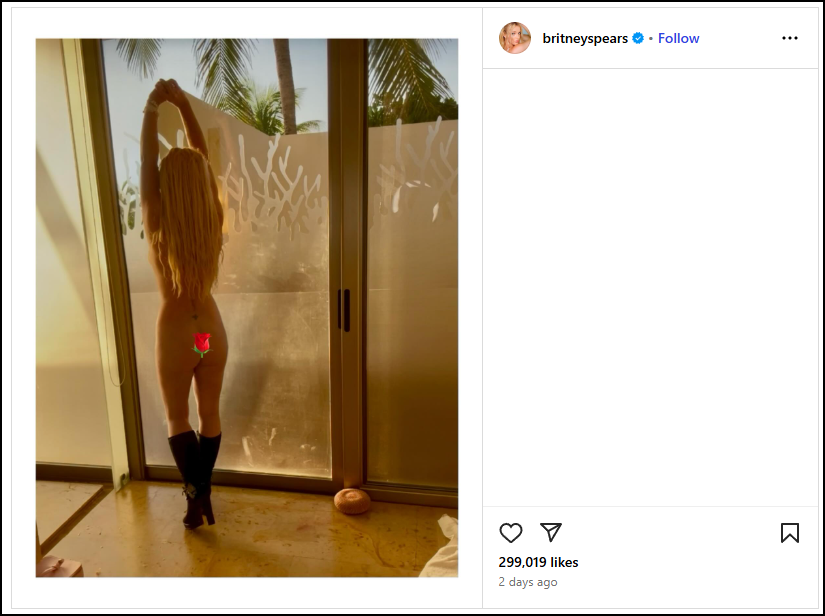 Britney Spears Sparks Concern With Nude Instagram Post Amid Series of Personal Messages
