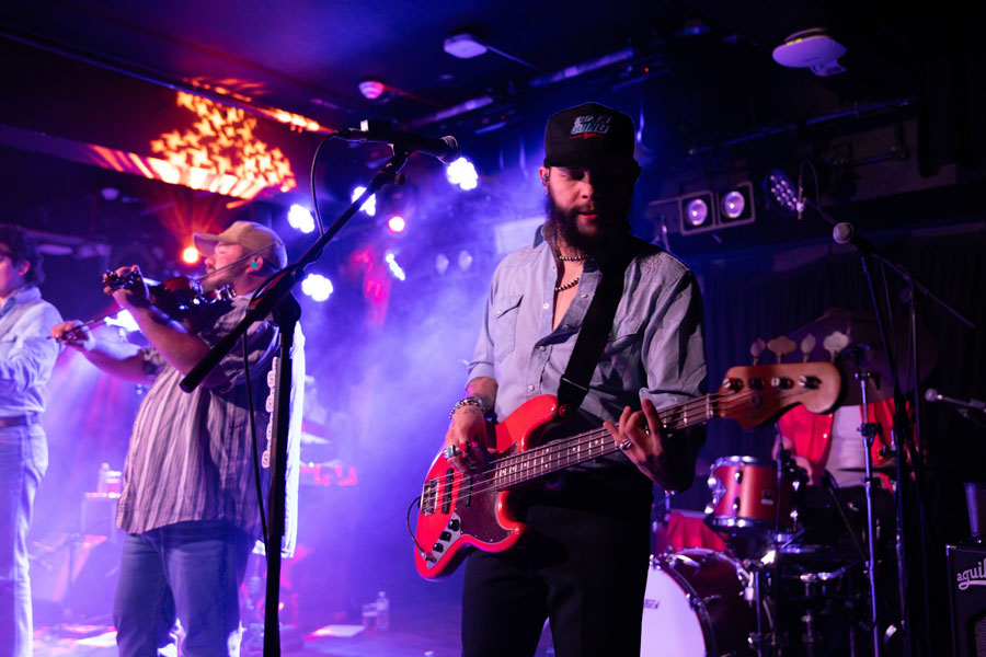 Manchester, United Kingdom, 30th August 2024, Flatland Cavalry performs live at manchester academy uk.