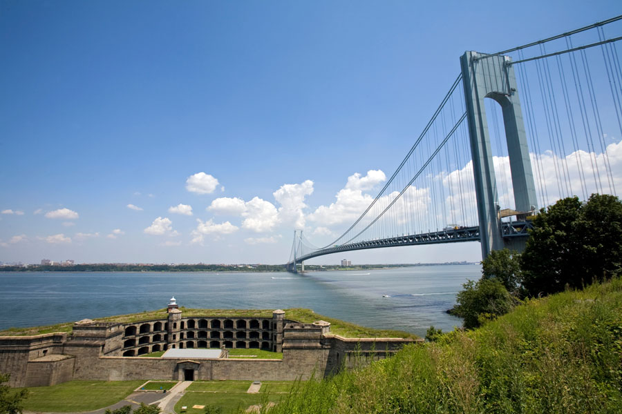 Fort Wadsworth, part of the Gateway National Recreation Area, is one of the oldest military forts in the United States. Overlooking The Narrows at the entrance to New York Harbor, the historic stronghold once protected the city with its massive stone walls, underground tunnels, and coastal batteries. Today, the fort stands beneath the towering Verrazano-Narrows Bridge, offering visitors a striking blend of Revolutionary-era history and modern engineering with panoramic views of the harbor, Brooklyn, and Manhattan.