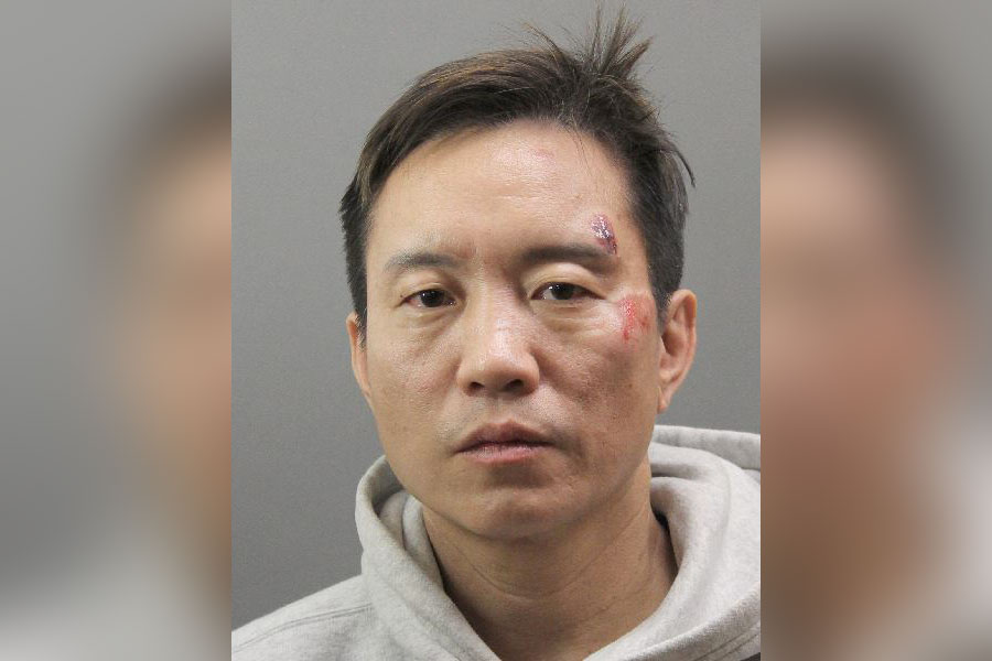 Mugshot of Chi Hung Leung, 50, of Brooklyn, who was charged with DWI, fleeing the scene, and bribery after allegedly striking a Nassau County Highway Patrol Officer on the Long Island Expressway.