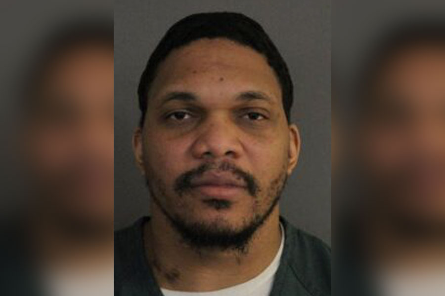 Mugshot of Freddie Rice, 34, of Bay Shore, convicted of sex trafficking and promoting prostitution in Suffolk County after exploiting women using narcotics and financial coercion.