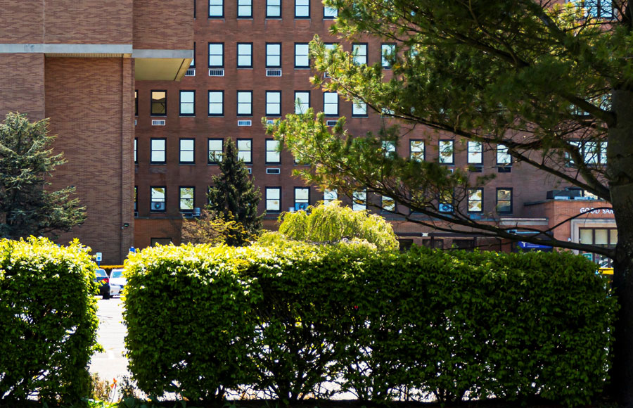 Exterior view of Good Samaritan Hospital in West Islip 