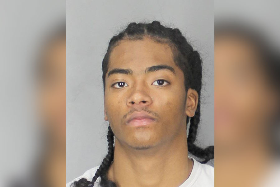 Mugshot of Jacob McMillan, the 18-year-old Baldwin resident charged in a Hempstead shooting that killed one victim and injured two others.