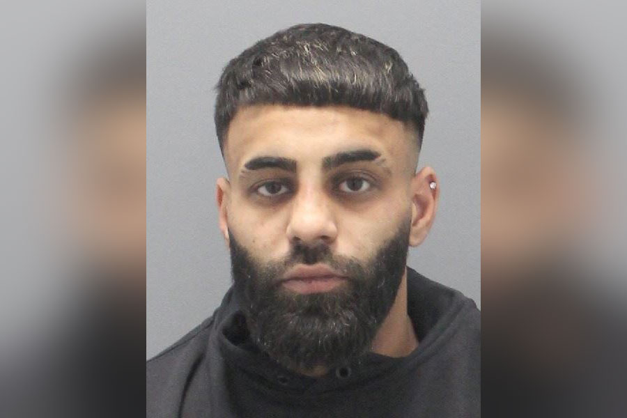 Syed Ibrahim Ali, 25, of Syosset, is shown in a booking photograph following his arrest by Nassau County police.