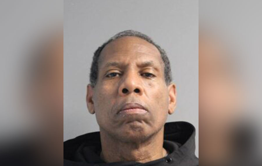 Jeffrey Sloan, 62, of Central Islip, shown in a booking photograph following his arrest in connection with a narcotics distribution case that prosecutors said was linked to a fatal overdose in Brentwood.