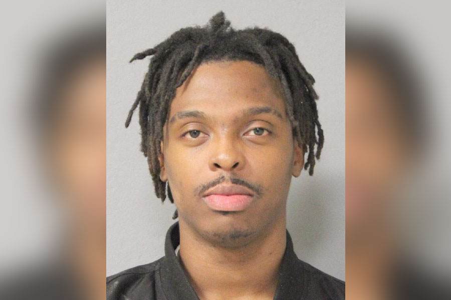 Booking photo of Keame Rowser, a Roosevelt man charged with robbery and endangering the welfare of a child.