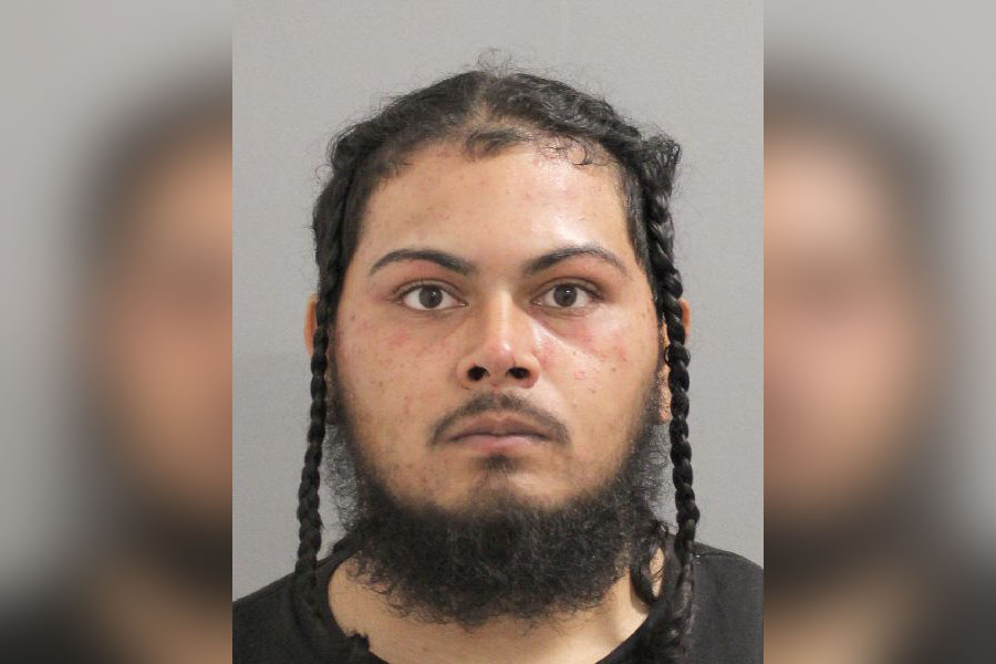 Booking photo of Steve Muir, a Uniondale man charged with robbery and assault following a violent shoplifting incident in Bethpage.