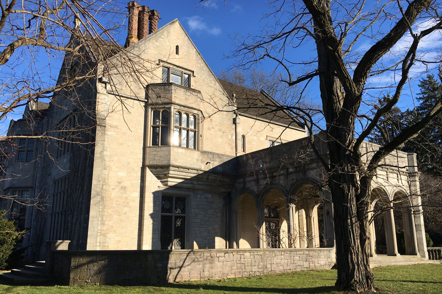 Coe Hall at Planting Fields Arboretum in Upper Brookville