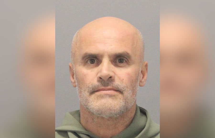 Mugshot of John Anfossi, 54, of Long Beach, charged with Endangering the Welfare of a Child following an alleged incident at Lido Elementary School in Lido Beach.