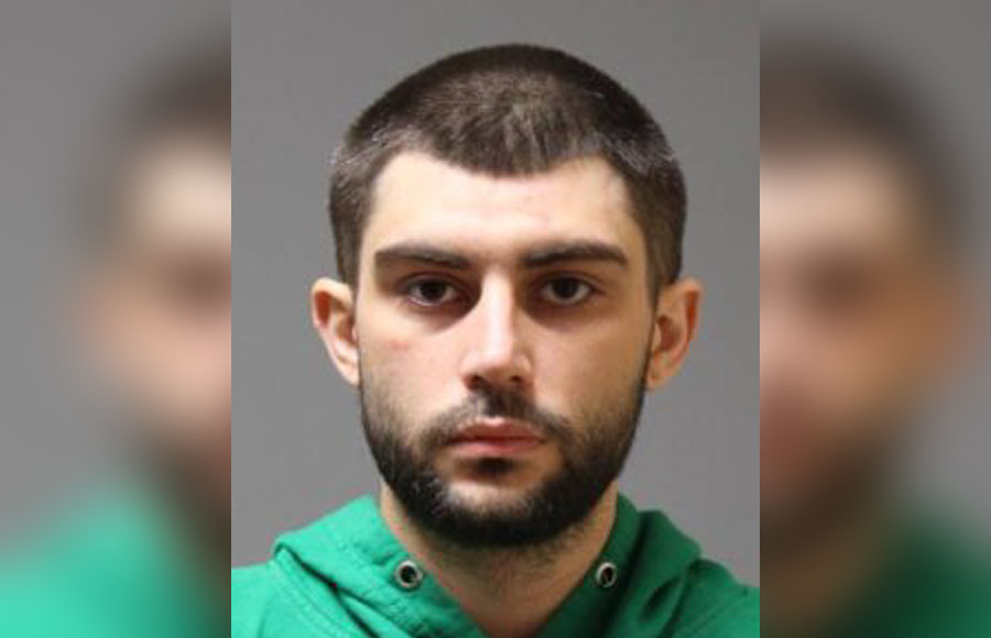 Booking photo released by authorities of Christopher Fernandez, 29, of Sound Beach, who was convicted by a jury of second-degree murder and other charges in connection with the fatal shooting of Bohemia homeowner Michael Hartmann during an attempted burglary in 2022.