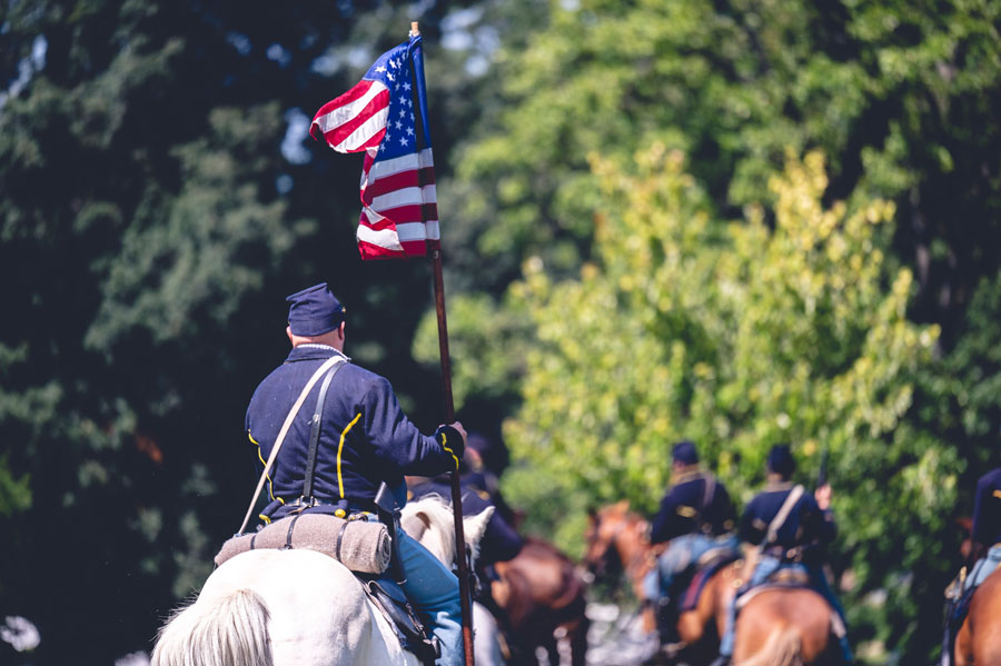 A Civil War reenactment in Michigan reflects one of the most defining and divisive periods in American history, when ideological conflict led to the nation’s bloodiest war.