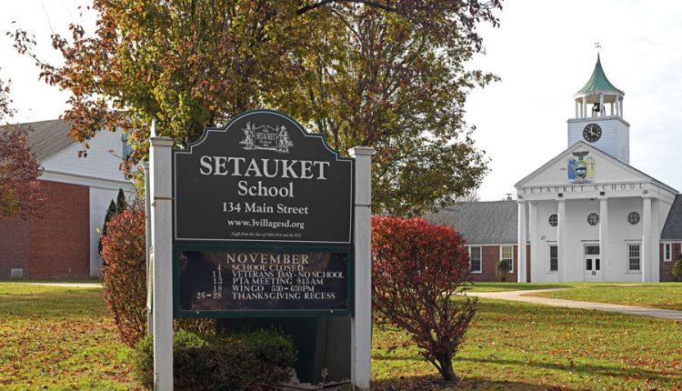 Setauket Elementary School in Setauket-East Setauket, where a classic North Shore school building and campus reflect the strong academic traditions associated with the Three Village Central School District.