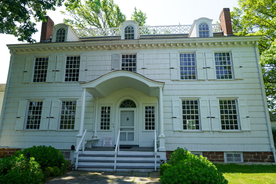 Rock Hall Museum in Lawrence, New York, is one of Long Island's finest surviving colonial-era homes. Built in 1767, the beautifully preserved Georgian mansion stands as a rare architectural landmark from the years immediately preceding the American Revolution and today operates as a museum dedicated to Long Island history.