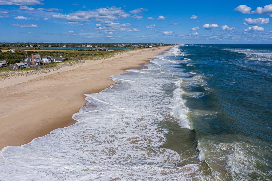 A sweeping stretch of Long Island's Atlantic coastline showcases the wide sandy beaches, rolling surf, and natural beauty that have made the island one of New York's premier seaside destinations. From family vacations and swimming to surfing, fishing, and long walks along the shore, Long Island's South Shore beaches attract millions of visitors each year seeking sun, sand, and ocean views.