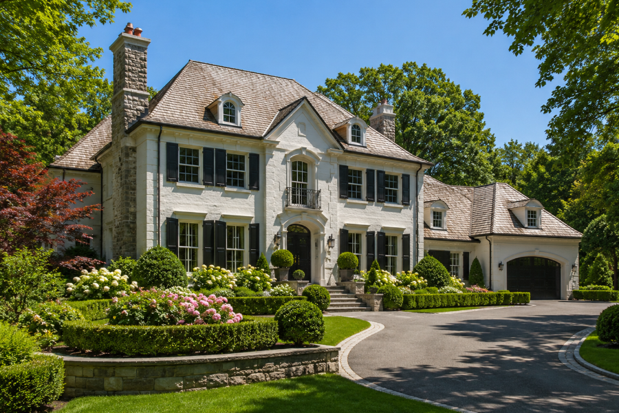 An elegant estate-style home reflects the upscale residential character of Plandome Manor, where spacious properties, mature trees, and classic architecture are hallmarks of the village. As one of Long Island's historic Gold Coast communities, Plandome Manor is known for its quiet neighborhoods, beautifully maintained homes, and enduring North Shore charm