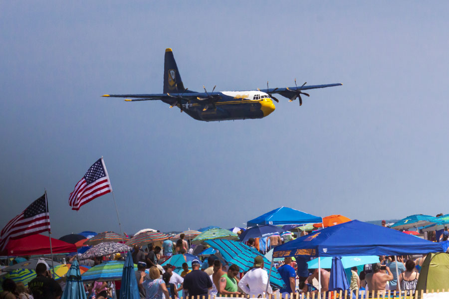 Thousands of visitors enjoyed Jones Beach during the Fourth of July weekend before a suspected shark bite injured a swimmer and prompted officials to temporarily suspend swimming while the area was searched.