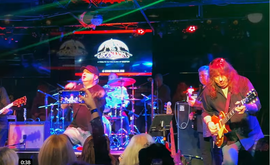 NY to Boston performs the classic-rock music of Boston during a live concert on Long Island. The tribute band will appear at Heckscher Park in Huntington for a free outdoor performance on August 6, 2026. Photo courtesy of NY to Boston via Facebook.