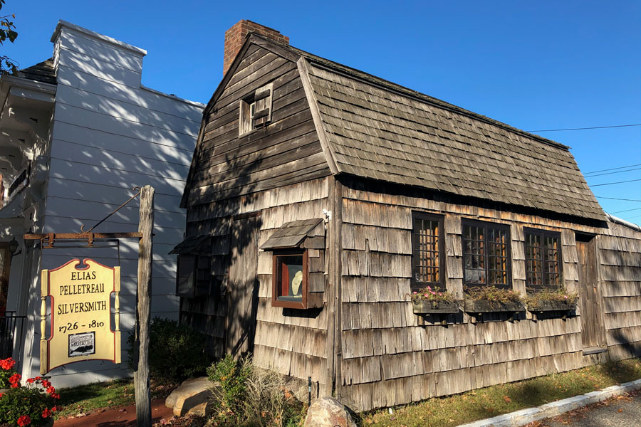 The Pelletreau Silver Shop is one of several historic properties preserved and operated by the Southampton History Museum in Southampton Village. Dating to the late 17th century, the restored workshop is closely associated with patriot and master silversmith Elias Pelletreau and helps interpret Southampton's colonial history through exhibits and educational programs. File photo: Joe Trentacosti, licensed.