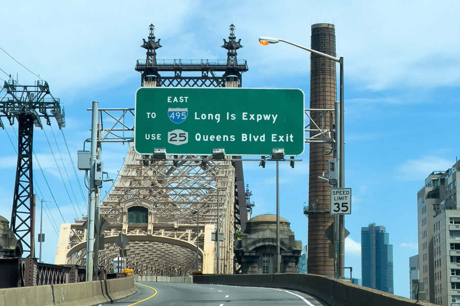 The Ed Koch Queensboro Bridge carries traffic between Manhattan and Queens, providing access to the Long Island Expressway (Interstate 495), one of the primary routes used by motorists traveling to and from Long Island. File photo: Hudson Rose Media, licensed.