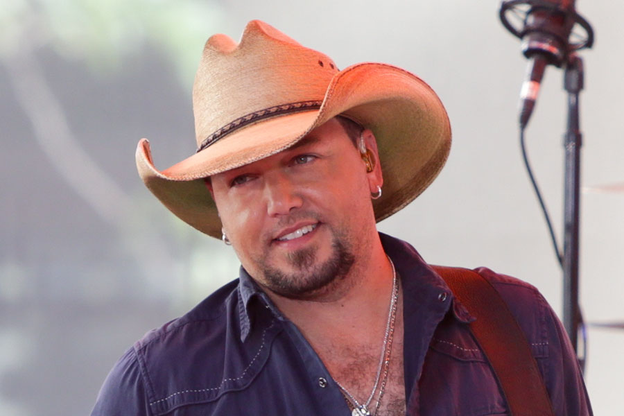 Country music star Jason Aldean performs onstage during NBC’s “Today” show at Rockefeller Plaza in New York City on July 31, 2015. Aldean is scheduled to bring his Songs About Us Tour 2026 to Northwell Health at Jones Beach Theater on Long Island this September.