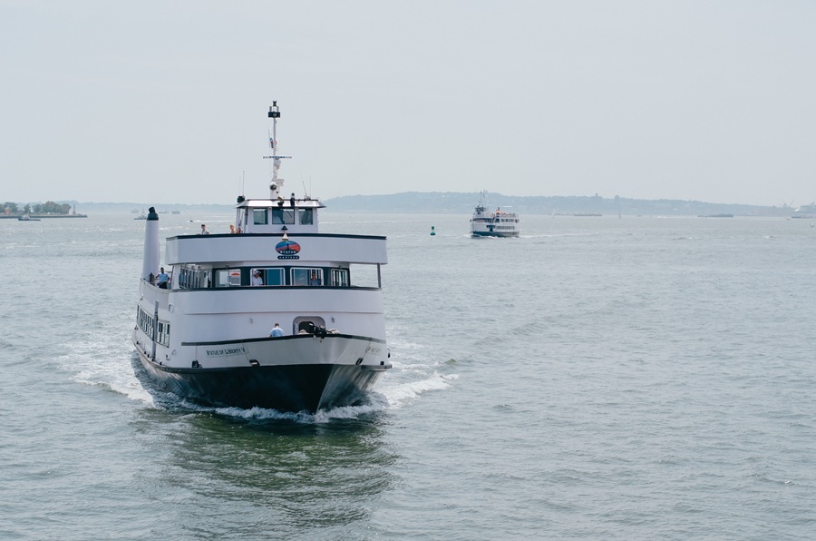 A sightseeing cruise makes its way across the water, offering passengers a relaxing way to experience Long Island’s bays, harbors, coastal scenery, and maritime communities from a different perspective.