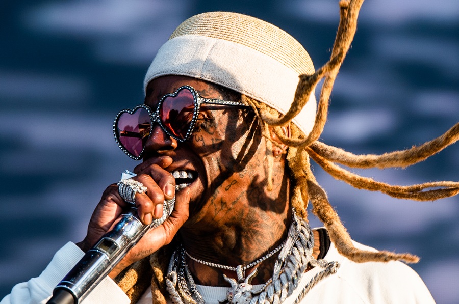 Lil Wayne performs onstage at Lollapalooza in Grant Park in Chicago on August 3, 2019. The Grammy-winning rapper will bring his 20 Years of Carter Classics tour to Northwell at Jones Beach Theater on September 16, 2026, with special guest 2 Chainz.