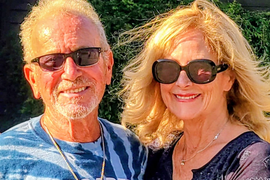 Dr. Harvey Manes and Wendy Manes at Bethel Woods, where the Manes Peace Prize Foundation has donated $500,000 to help establish and fund The Manes Conservatory, a new arts education program for young students.